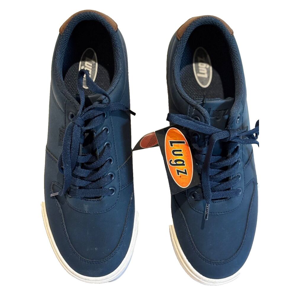 Lugz New Men’s 7.5‎ Navy Blue Lifestyle Sneakers Shoes Capsule Classic preppy